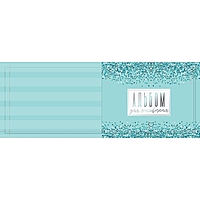 Альбом д/рис А4 40л на скрепке Голубое сияние, обл мел карт, бл офс 100г/м2