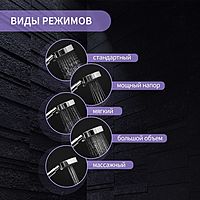 Лейка для душа ZEIN Z0508, 5 режимов, d=100 мм, пластик, цвет хром