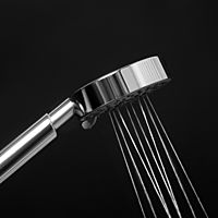 Лейка для душа ZEIN Z0508, 5 режимов, d=100 мм, пластик, цвет хром