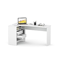 Компьютерный стол «СПм-25», 1450 × 810 × 740 мм, левый, цвет белый