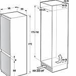 Встраиваемый холодильник Gorenje GDNRK5182A2