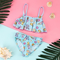 Купальник детский Мой маленький пони, рост 110-116 (32), голубой