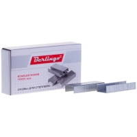 Скобы для степлера №24/6, оцинкованные, 1000 штук