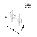 Кронштейн Hama H-118632 черный