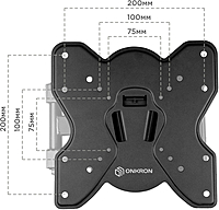 Кронштейн Onkron M1S черный