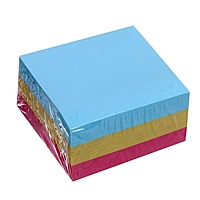 Блок с липким краем 51мм*51мм 300л, 3 цвета пастель