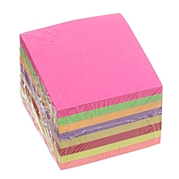 Блок с липким краем 51мм*51мм 400л, 8 цветов флуор