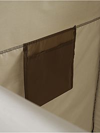 Палатка туристическая для душа и туалета 120x120x195 бежевая