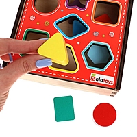 Сортер "Радуга" 7 деталей,  150*150*57 мм