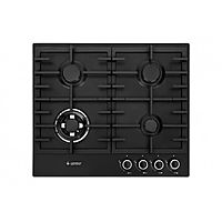 Варочная поверхность Gefest ПВГ 1214-01 К2, газовая, 4 конфорки, чёрный матовый