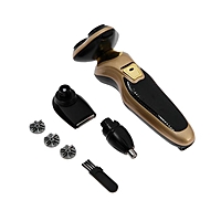 Электробритва LuazON LBR-10, роторная, 3 головки, насадка-триммер, 3 Вт, АКБ, 220 В