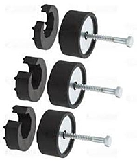 Z0008669 крепление для пристенной установки со звуковой изоляцией (анкер, 3 шт в упаковке)