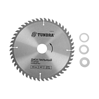 Диск пильный по дереву TUNDRA, точный рез, 210 х 32 мм (кольца на 22,20,16), 48 зубьев