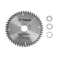 Диск пильный по дереву TUNDRA, точный рез, 190 х 32 мм (кольца на 22,20,16), 48 зубьев