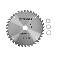 Диск пильный по дереву TUNDRA, стандартный рез, 250 х 32 мм (кольца на 22,20,16), 36 зубьев