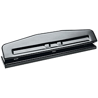 Дырокол Kw-Trio 999D макс.:10лист. металл черный отв.:4