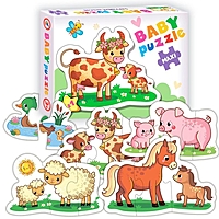 Макси-пазл Baby Puzzle Мамы и малыши-2