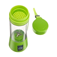 Блендер LuazON LBR-01, портативный, 24 Вт, 380 мл, USB, зеленый