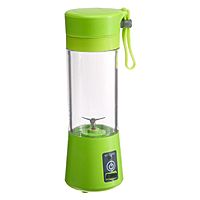 Блендер LuazON LBR-01, портативный, 24 Вт, 380 мл, USB, зеленый