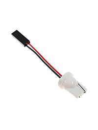 Автомобильная лампа светодиодная, 12 В, 24 SMD, два переходника, свет белый