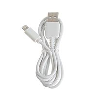 Кабель Prime Line 7201, Lightning - USB, 1 А, 1 м, белый