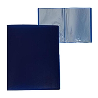 Папка 40 прозр вкладышей A4 500мкм Calligrata черничный