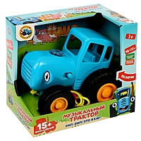 Каталка "Синий трактор" 15 песен и звуков, свет HT848-R
