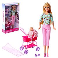 Кукла-модель Мама с ребенком и аксессуарами в ассорт.