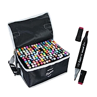 Маркер худож набор Mazari FANTASIA 168цв(2ст:кистевид1.0/клиновид6.2) ОПП-упаковка