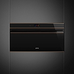 Духовой шкаф Smeg SFPR9604TNR черное стекло
