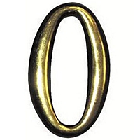 Цифра дверная 05.01.00 дверной "0"