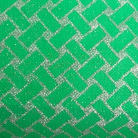 Флизелин "Плетение", цвет зеленый