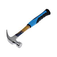 Молоток-гвоздодер TUNDRA, цельнокованый, 2К рукоятка, 570 г