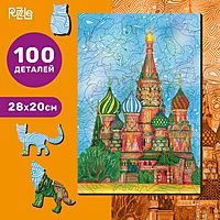 Пазл фигурный Собор Василия Блаженого 100 элементов 6957666