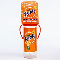 Бутылочка для кормления "Fantic" 250 мл цилиндр, с ручками