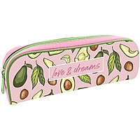 Пенал мягкий 1 отд. объем 80*210*40 Calligrata ПМО 21-20 дев Авокадо