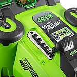 Газонокосилка аккумуляторная Greenworks G40LM49DB (2500207) без АКБ и ЗУ