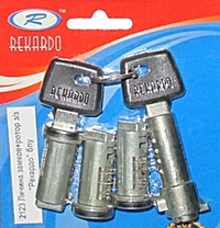 Личинки замков 2123 "Рекардо" + личинка замка зажигания