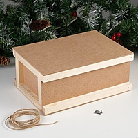 Ящик деревянный 30×21×12.5 см подарочный Бандероль