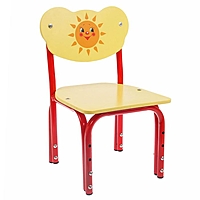 Детский стульчик "Кузя. Солнышко", регулируемый, разборный