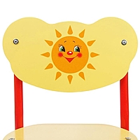 Детский стульчик "Кузя. Солнышко", регулируемый, разборный