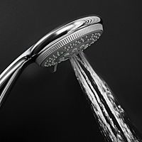 Лейка для душа ZEIN Z0505, пластик, большая, 5 режимов, хром