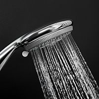 Лейка для душа ZEIN Z0505, пластик, большая, 5 режимов, хром