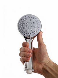 Лейка для душа ZEIN Z0502, 5 режимов, средняя, d=95 мм, пластик, цвет хром