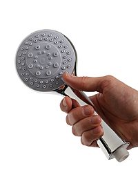 Лейка для душа ZEIN Z0502, 5 режимов, средняя, d=95 мм, пластик, цвет хром