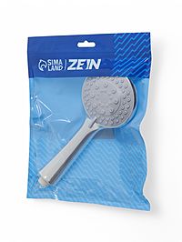 Лейка для душа ZEIN Z0502, 5 режимов, средняя, d=95 мм, пластик, цвет хром