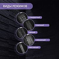 Лейка для душа ZEIN Z0502, 5 режимов, средняя, d=95 мм, пластик, цвет хром