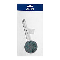 Душевая лейка ZEIN Z401, пластик, 1 режим, хром