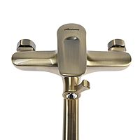 Cмеситель для ванны Accoona A7116C, с душевым набором, латунь, цвет бронза