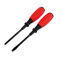 Набор отверток LOM, обрезиненные рукоятки, PH2 и SL6 х 100 мм, 2 шт.